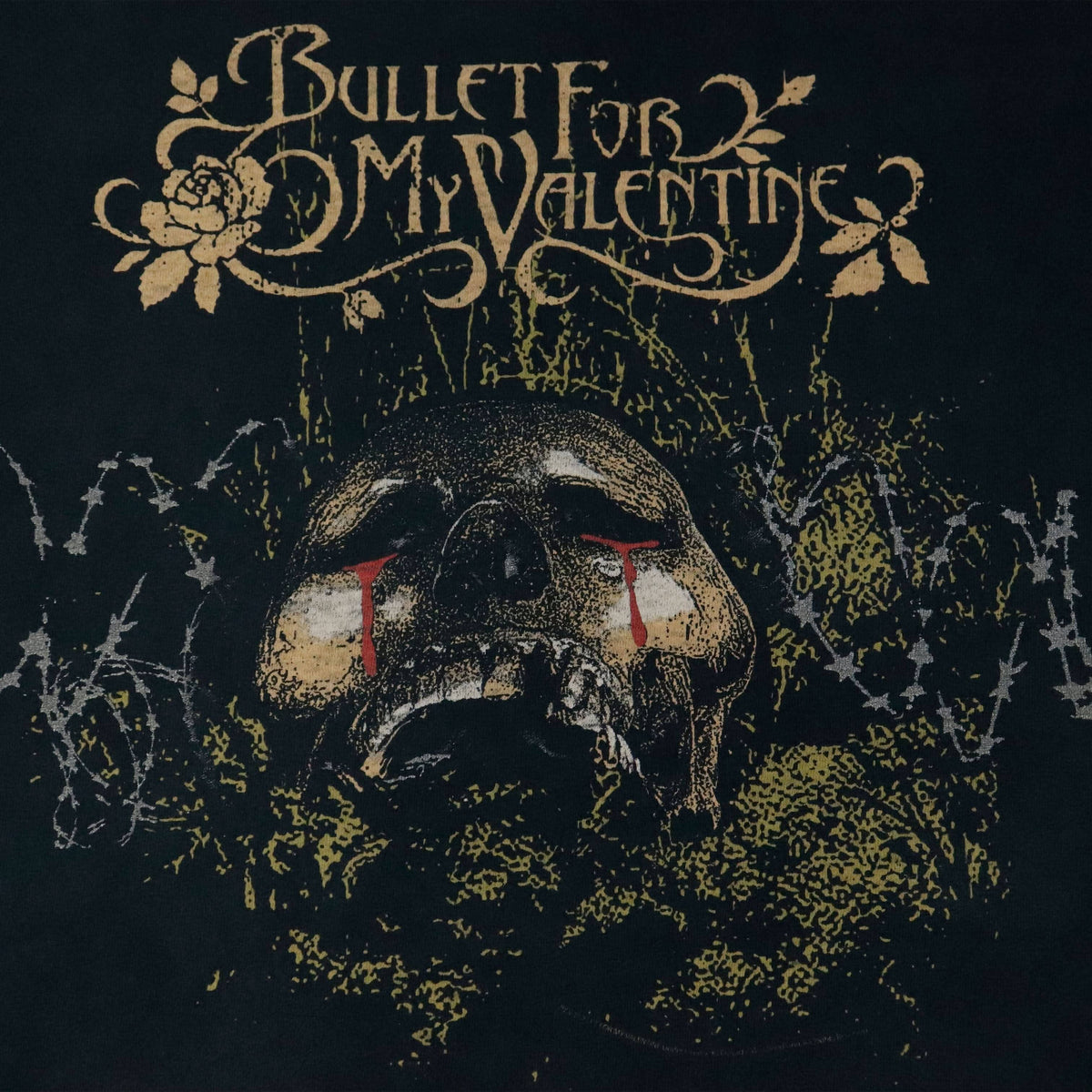 Vintage Bullet For My Valentine Skull Graphic T-Shirt Size XXL FAIF.CA 