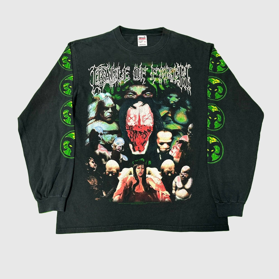 Vintage Cradle of Filth Graphic Long Sleeve Shirt Size L – FAIF.COM