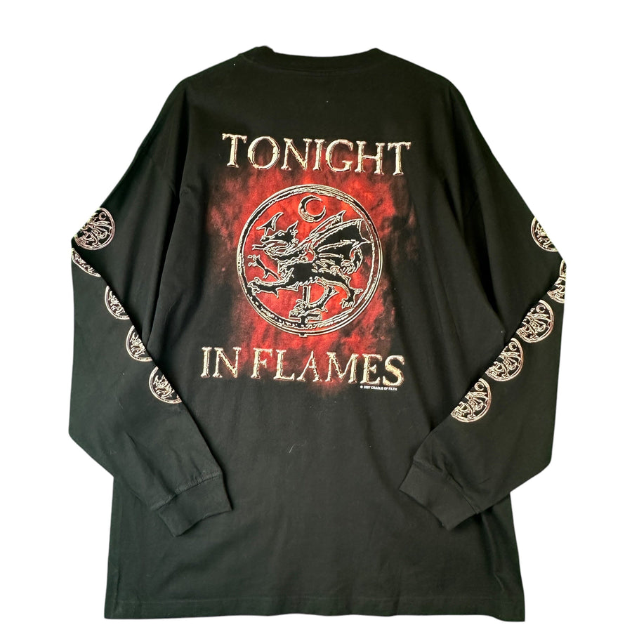 Vintage Cradle of Filth Tonight Inflames Metal T Shirt - XL T-Shirt OTHER 