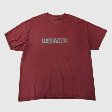 Vintage DJ Shadow Cracked Logo Graphic T-Shirt Size L FAIF.CA 