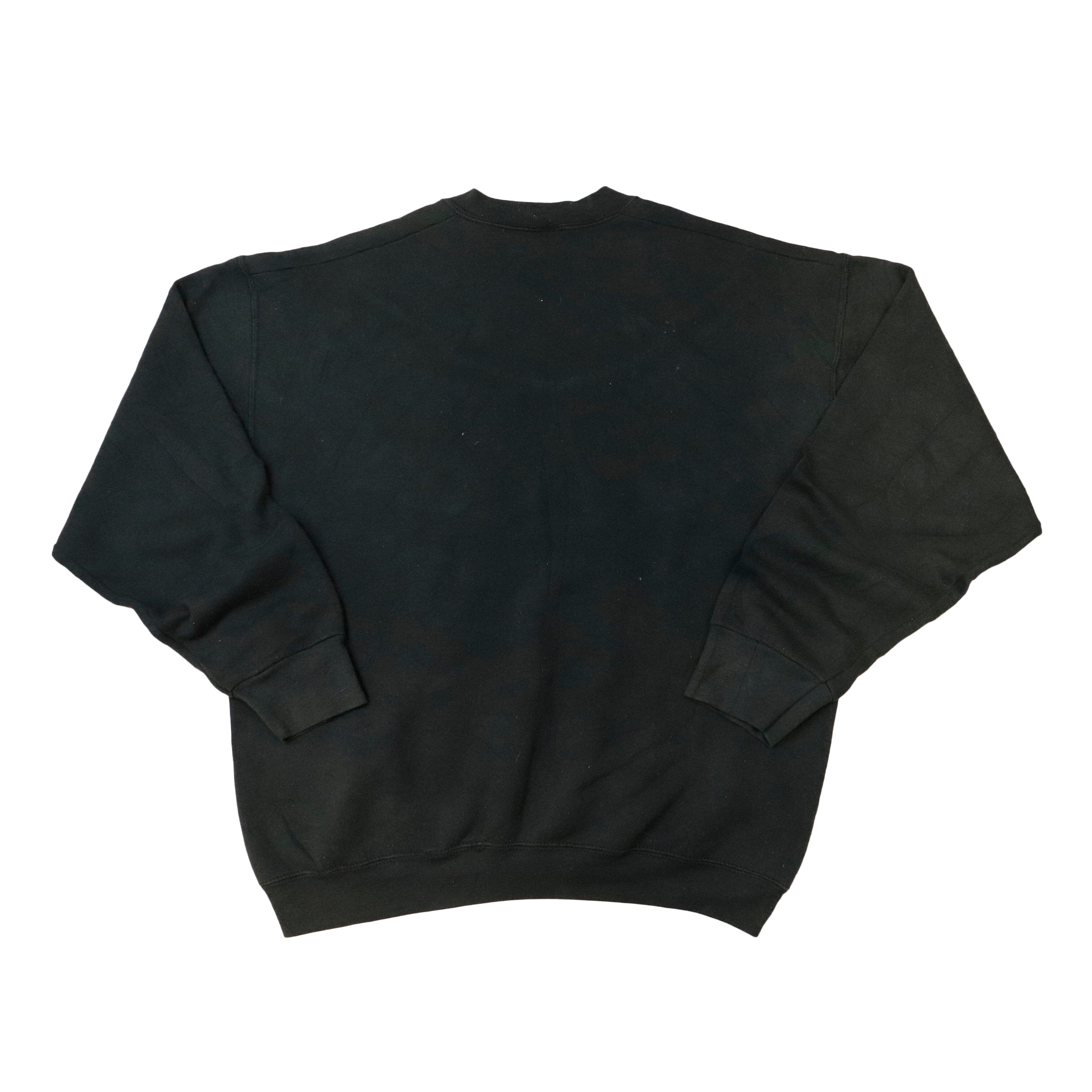 Vintage Fruit Of The Loom Eagle Black Crewneck Size XL Fruit of the Loom 