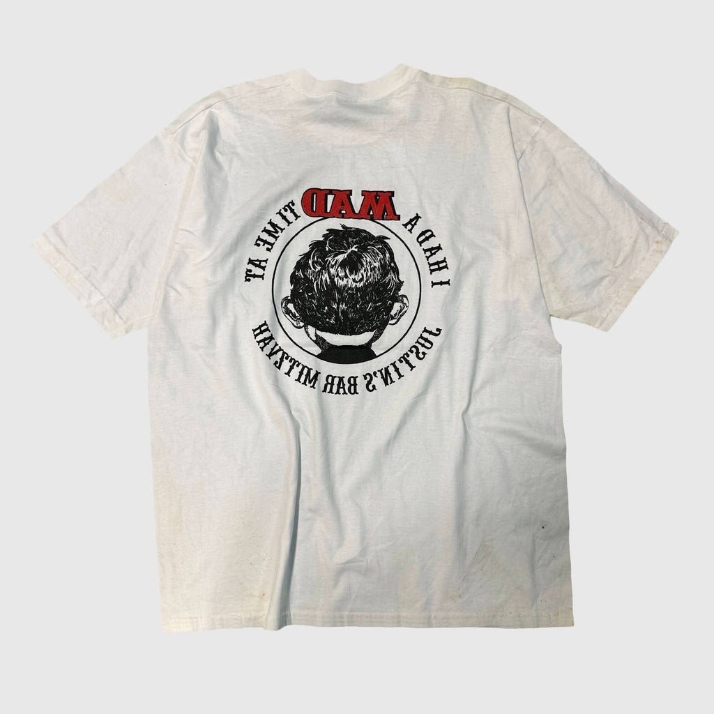 Vintage Fruit of the Loom MAD Magazine Bar Mitzvah Graphic T-Shirt Size XL FAIF.CA 