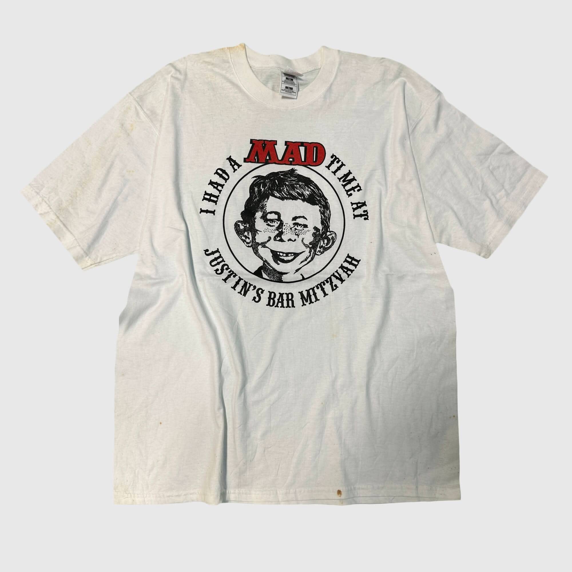 Vintage Fruit of the Loom MAD Magazine Bar Mitzvah Graphic T-Shirt