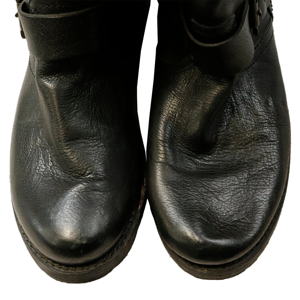 Vintage Frye Harness Leather Boots Size 7.5 Frye 