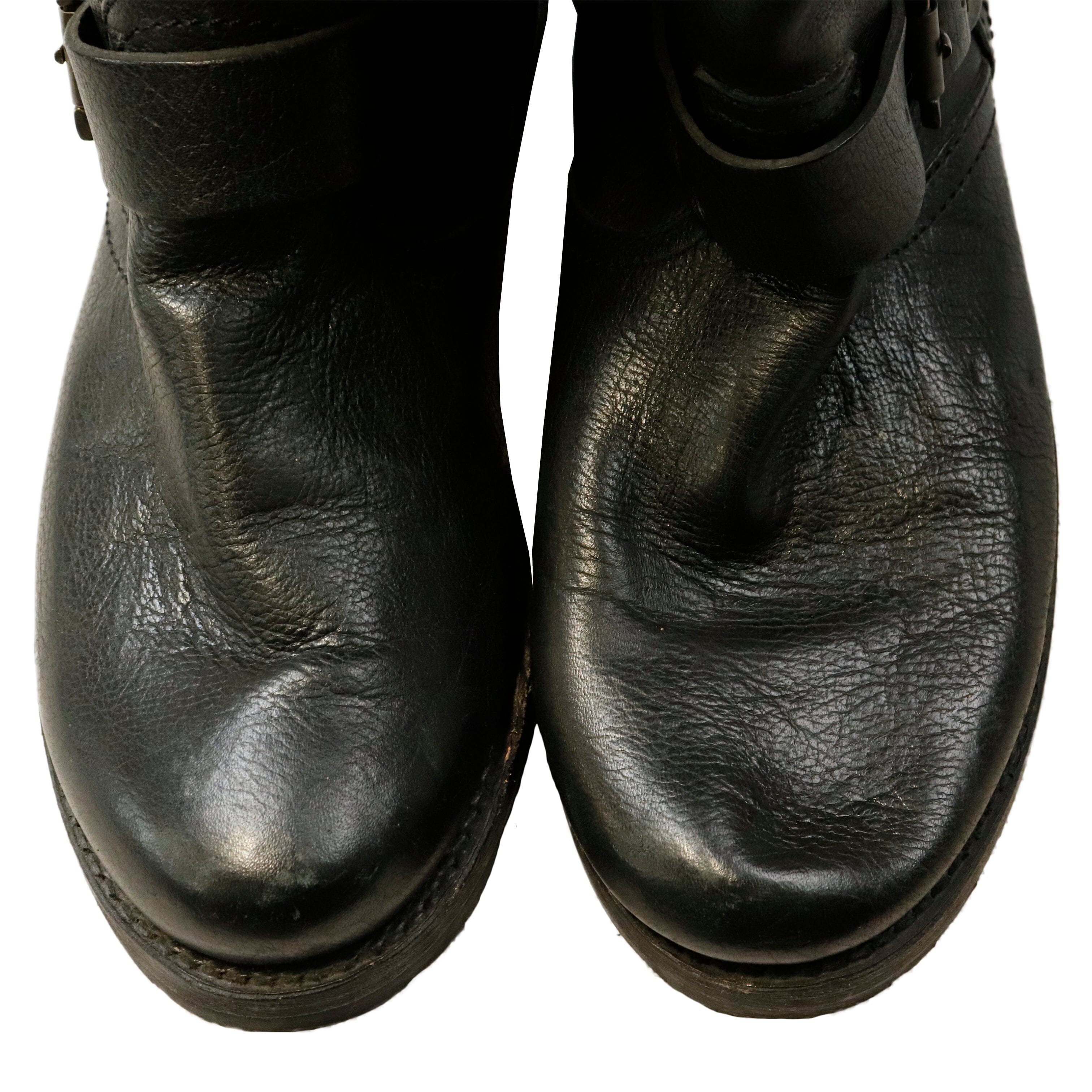 Vintage Frye Harness Leather Boots Size 7.5 Frye 