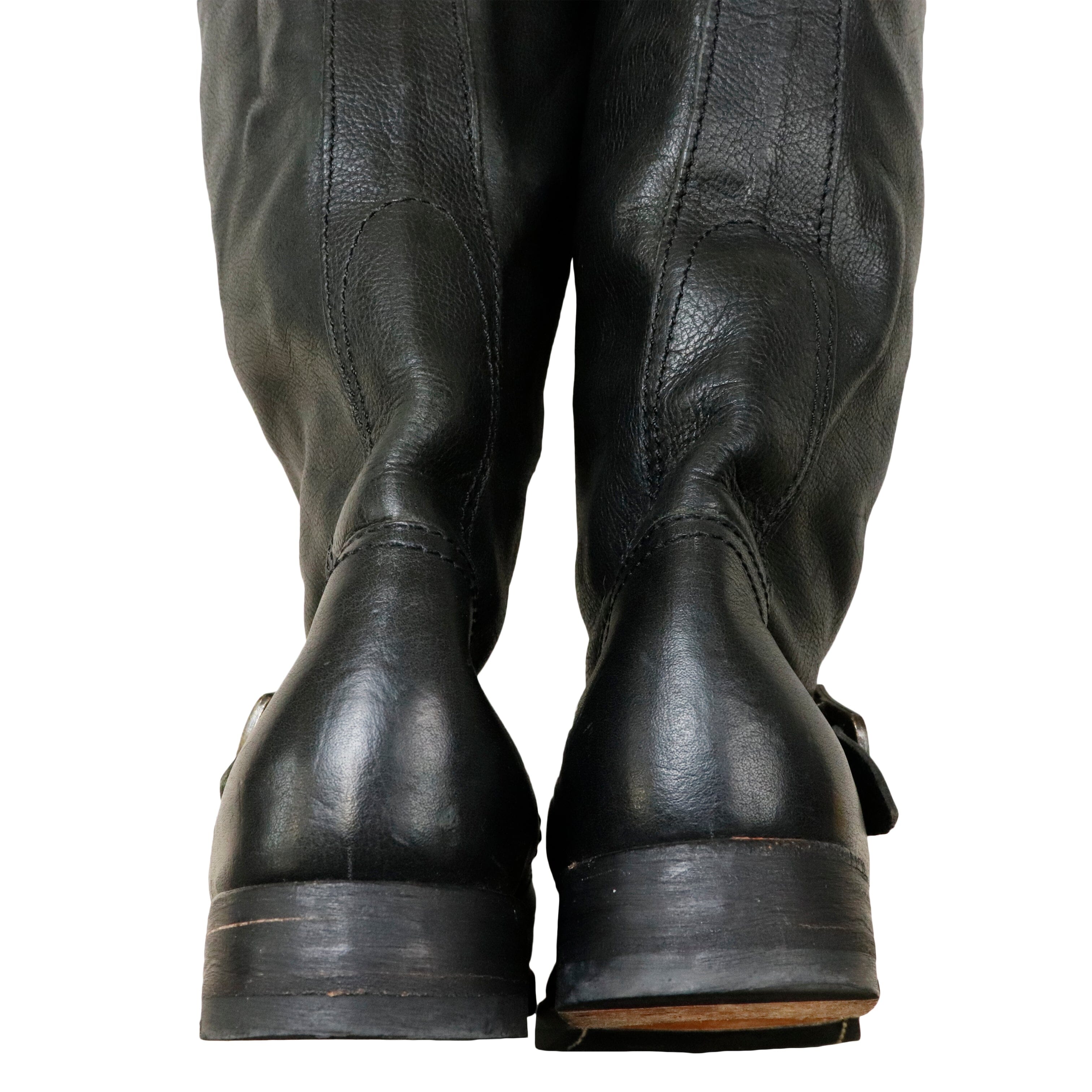 Vintage Frye Harness Leather Boots Size 7.5 Frye 