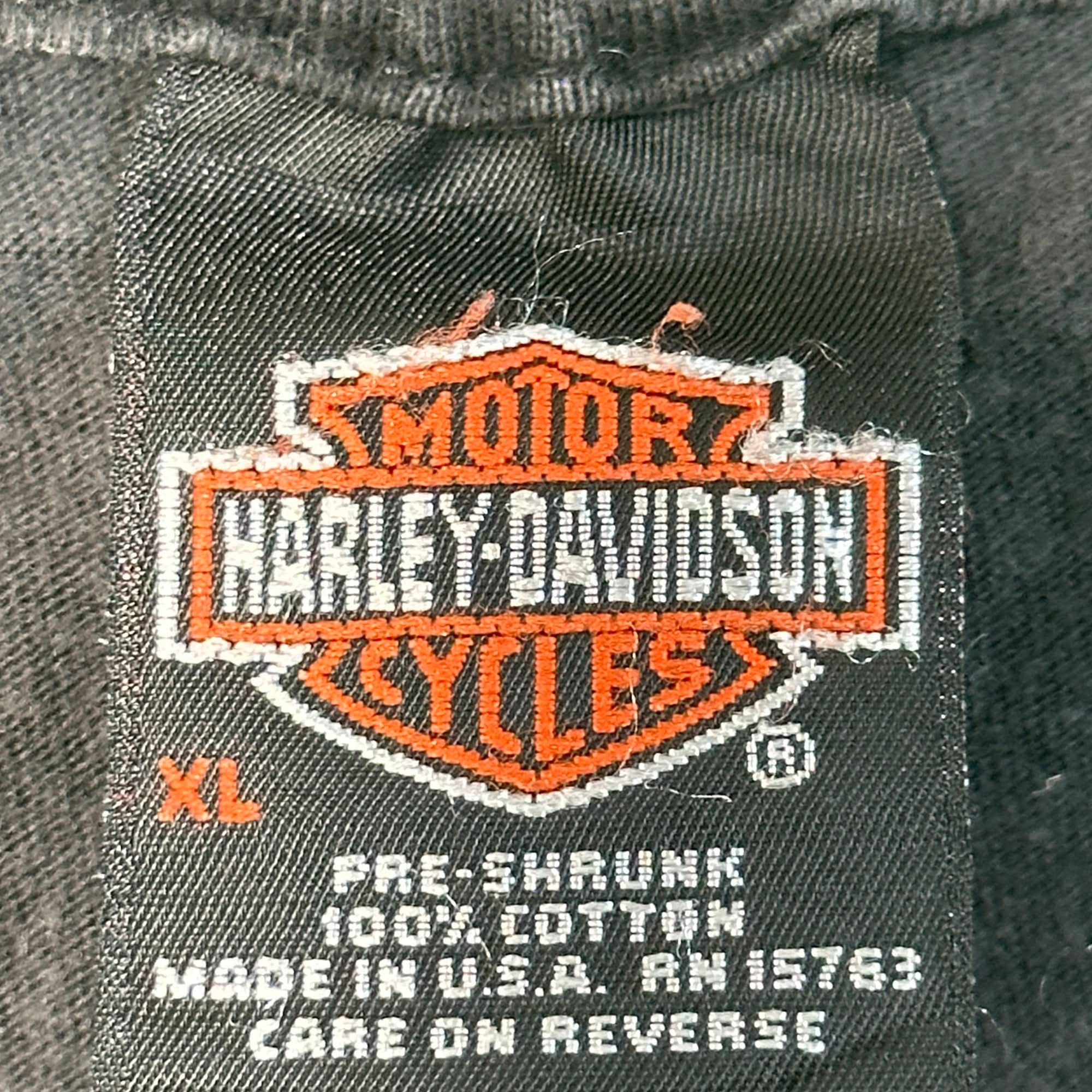 Vintage Harley-Davidson Flame Graphic T-Shirt Size XL FAIF.CA 