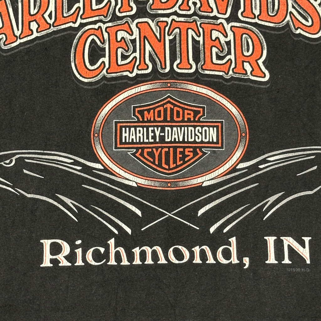 Vintage Harley-Davidson Flame Graphic T-Shirt Size XL FAIF.CA 