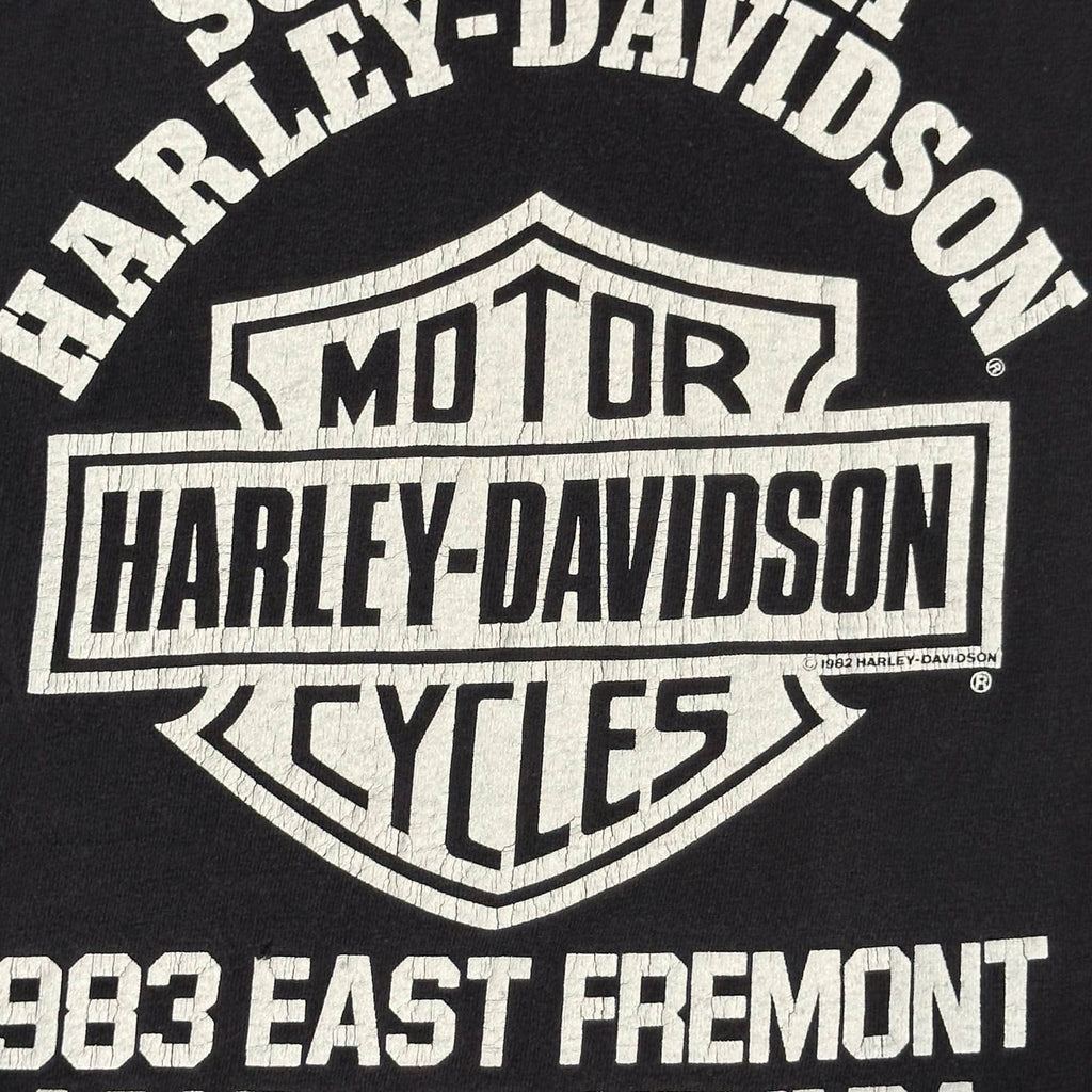 Vintage Harley-Davidson Whiskey Graphic T-Shirt Size Large FAIF.CA 