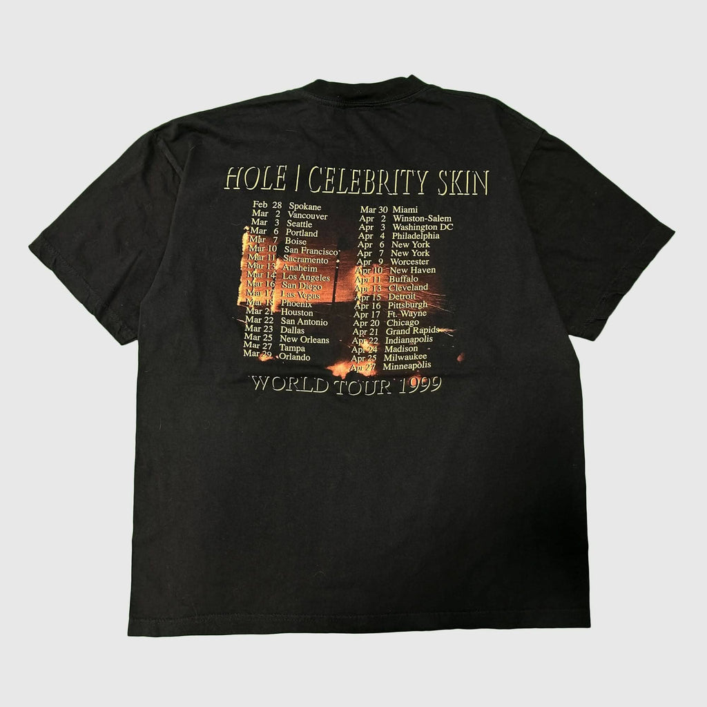 Vintage Hole Celebrity Skin Tour Graphic T-Shirt Size L FAIF.CA 