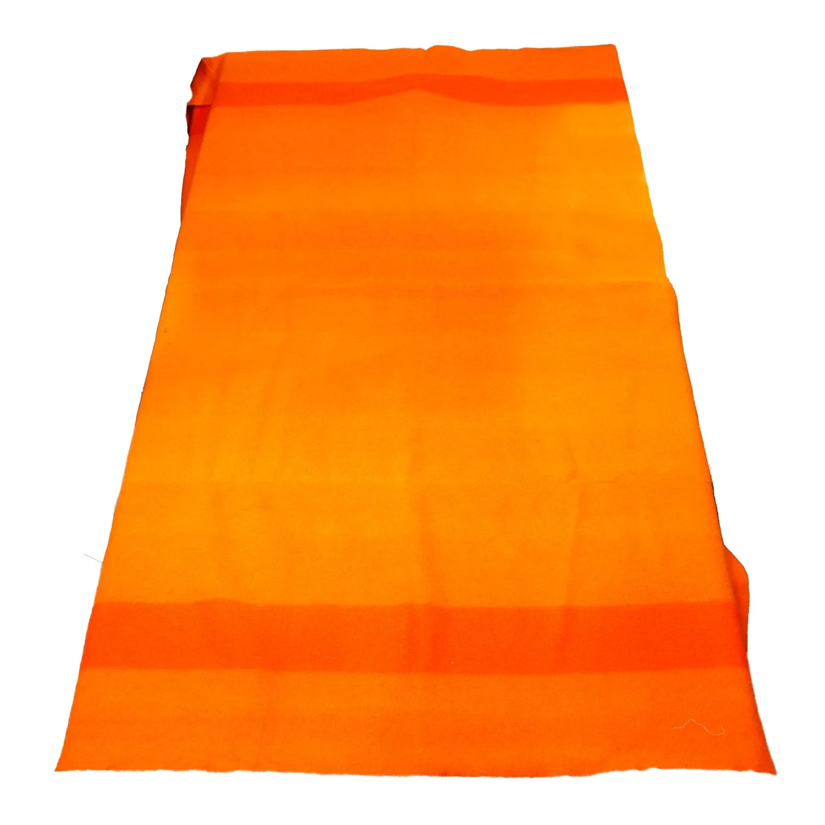 Vintage Hudsons Bay Wool Tango Orange 3.5 Point Blanket RARE 50s