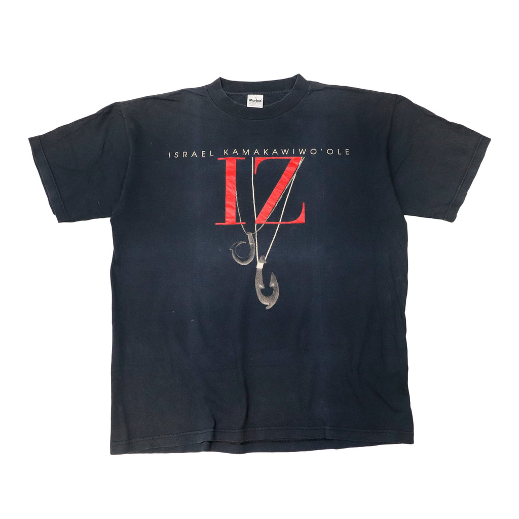 Vintage Israel Kamakawiwo'ole Bruddah Iz Graphic T-Shirt Size XL Hawaiian Legend M 