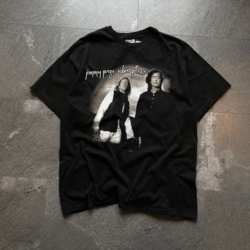 Vintage Jimmy Page, Robert Plant T-shirt size-XL T-Shirt HANES 
