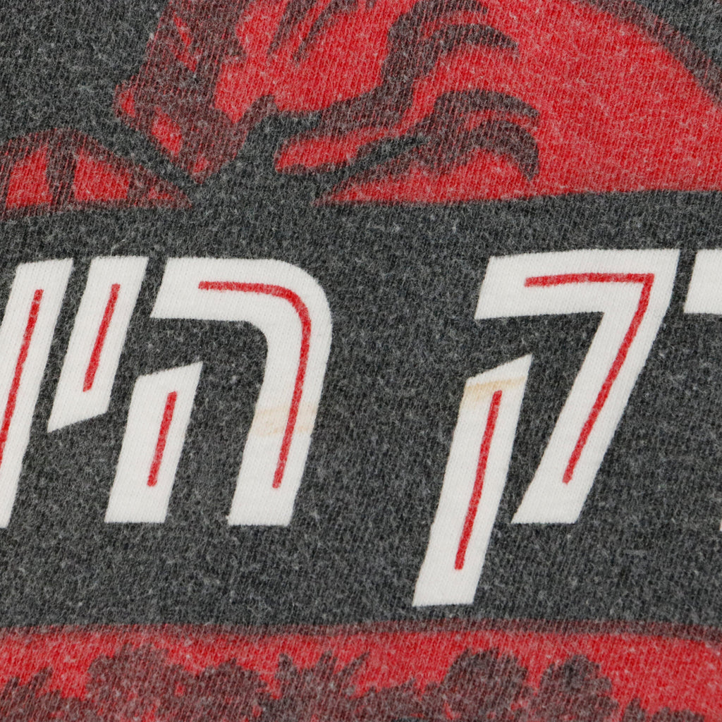 Vintage Jurassic Park Hebrew Logo Graphic T-Shirt Size Large Other 
