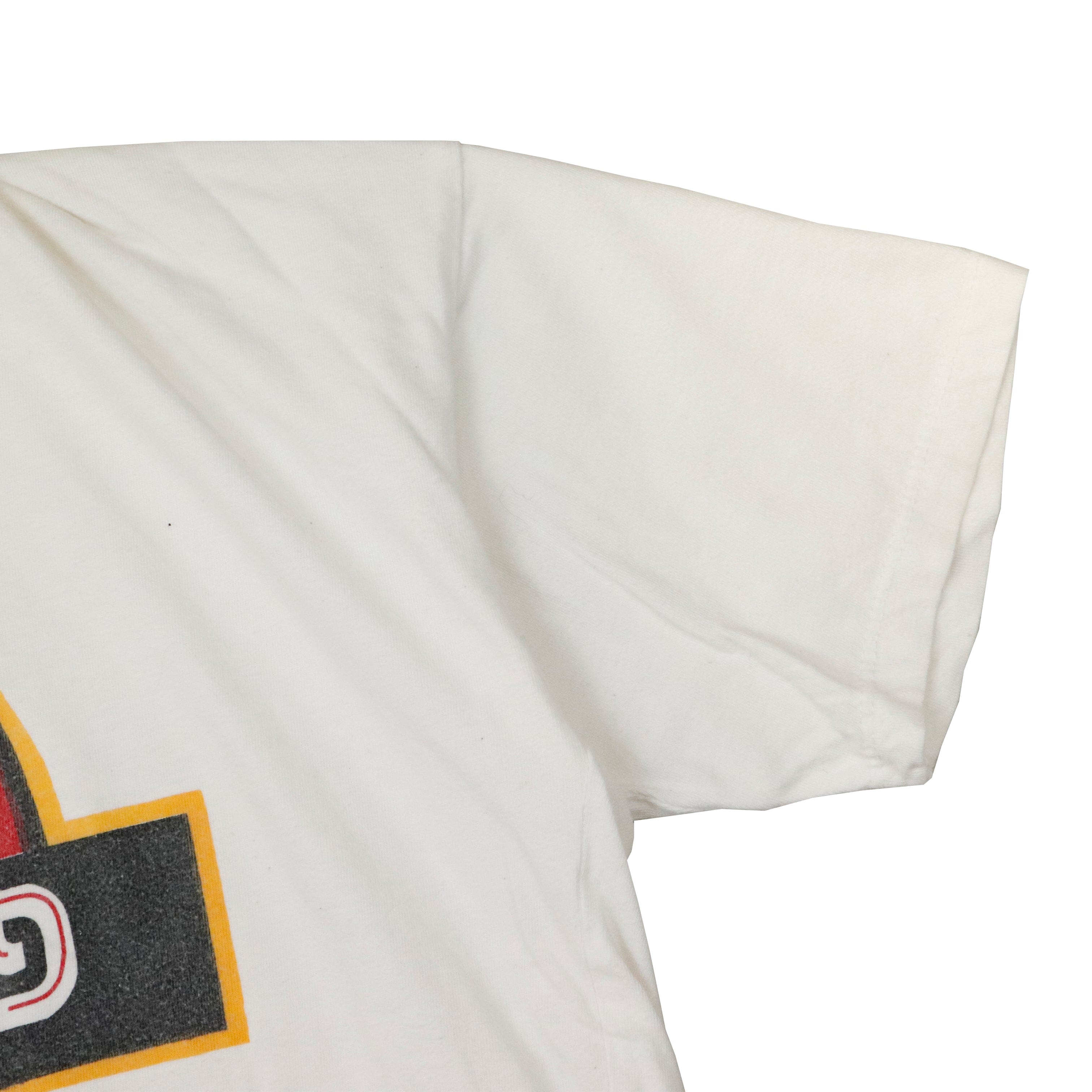 Vintage Jurassic Park Hebrew Logo Graphic T-Shirt Size Large Other 