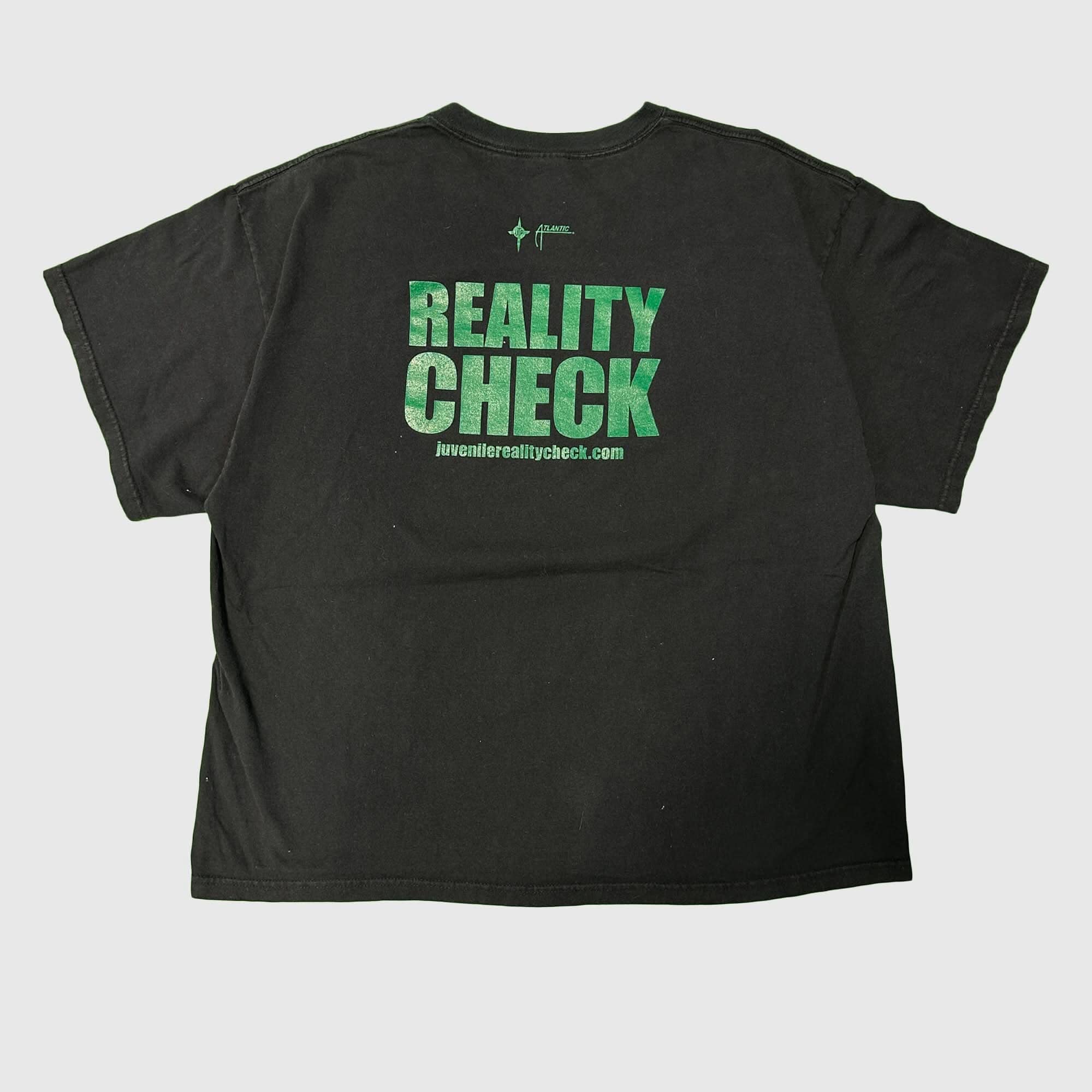 Vintage Juvenile Reality Check Rap Graphic T-Shirt Size 2XL FAIF.CA 