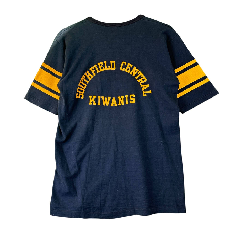 Vintage Kiwanis International Velva Sheen Football T Shirt 70s - M T-Shirt OTHER 