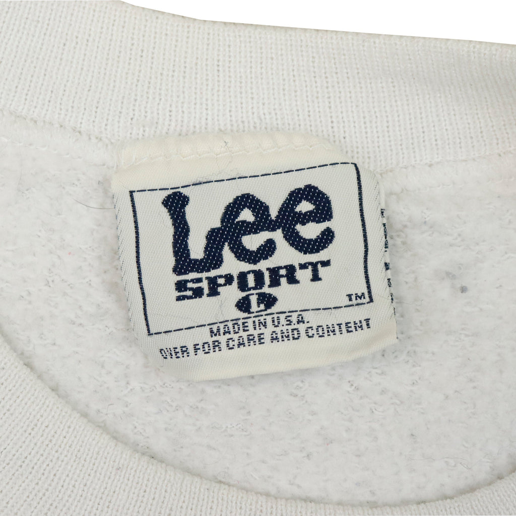 Vintage Lee Green Bay Packers White Crewneck Size L Lee 