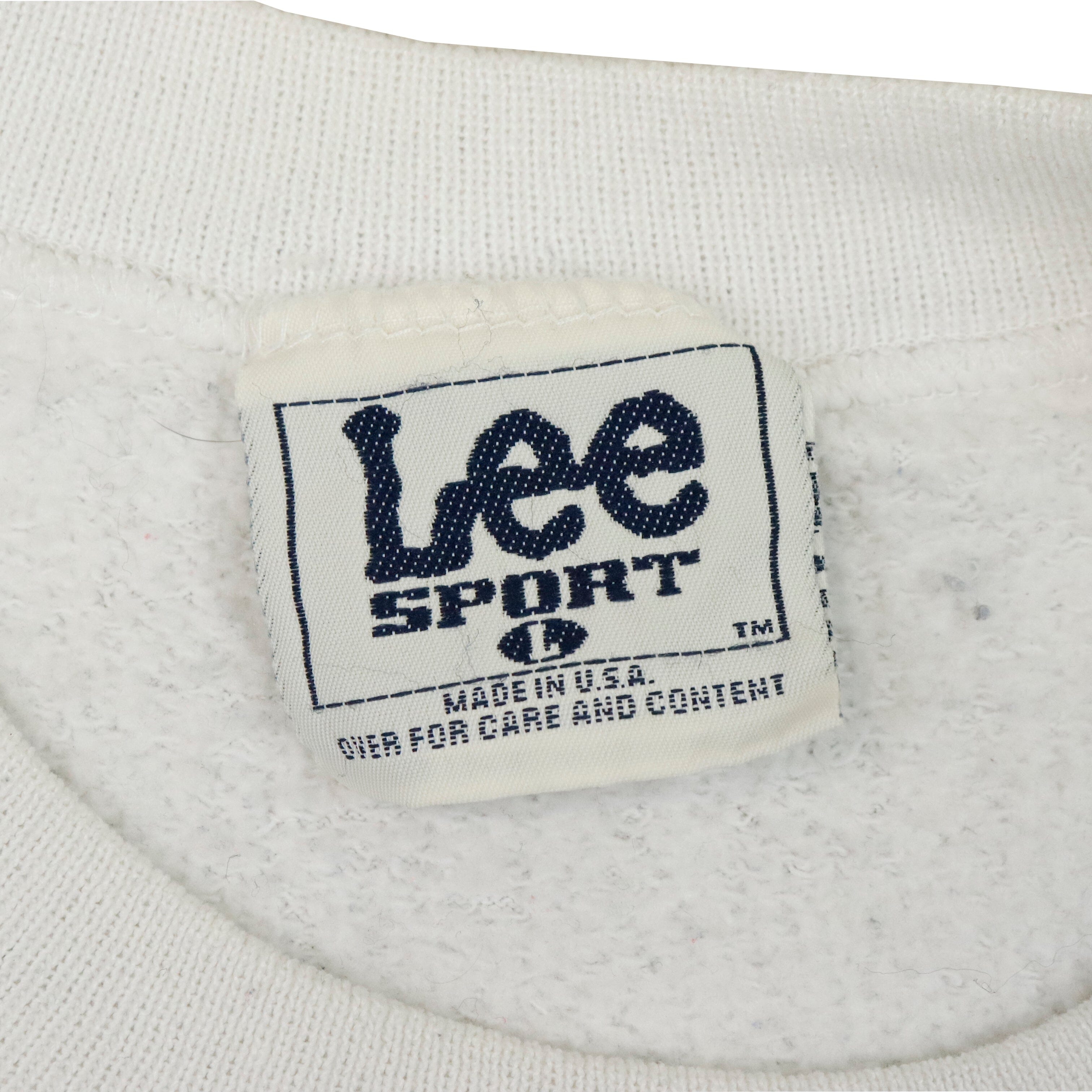 Vintage Lee Green Bay Packers White Crewneck Size L Lee 