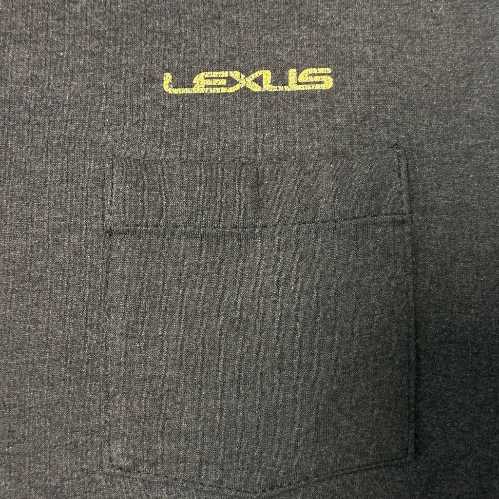 Vintage Lexus Cars Logo Pocket T-Shirt Size XXL FAIF.CA 