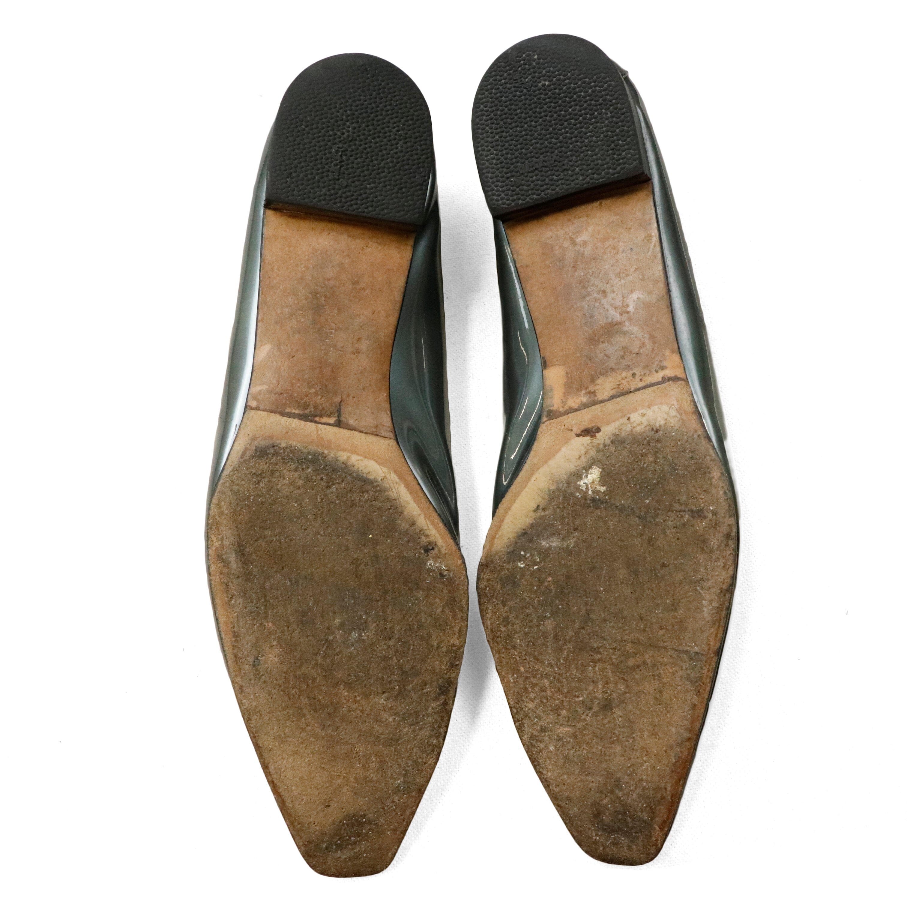 Vintage Manolo Blahnik Glossy Pointed Toe Flats Size N/A Manolo Blahnik 