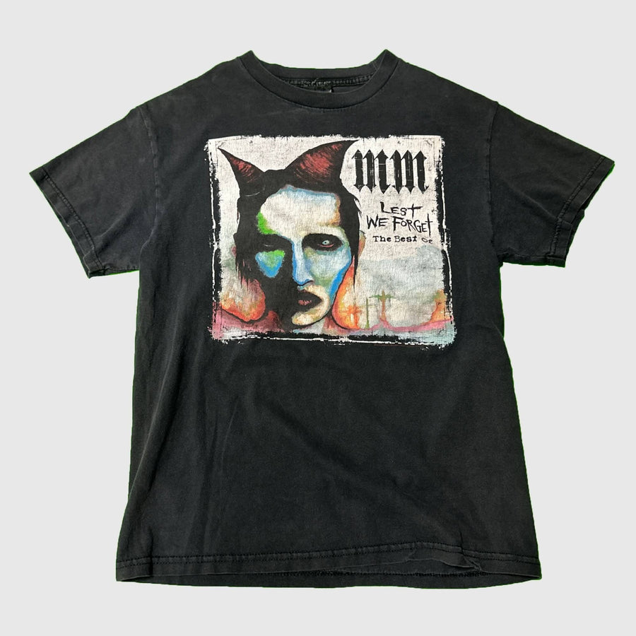 Vintage Marilyn Manson Lest We Forget Graphic T-Shirt Size L