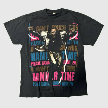 Vintage MC Hammer Can't Touch This Rap Graphic T-Shirt Size L FAIF.CA 
