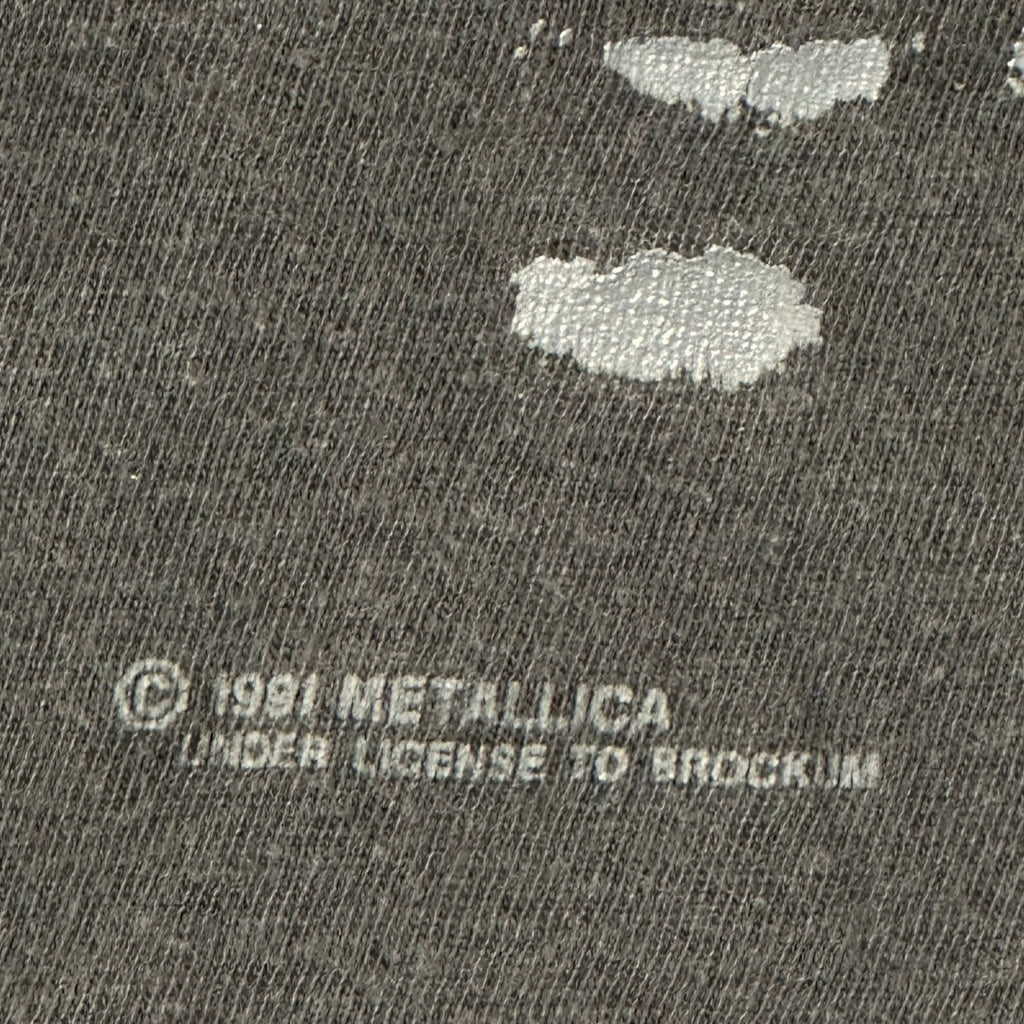 Vintage Metallica 1991 European Tour Graphic T-Shirt Size L FAIF.CA 