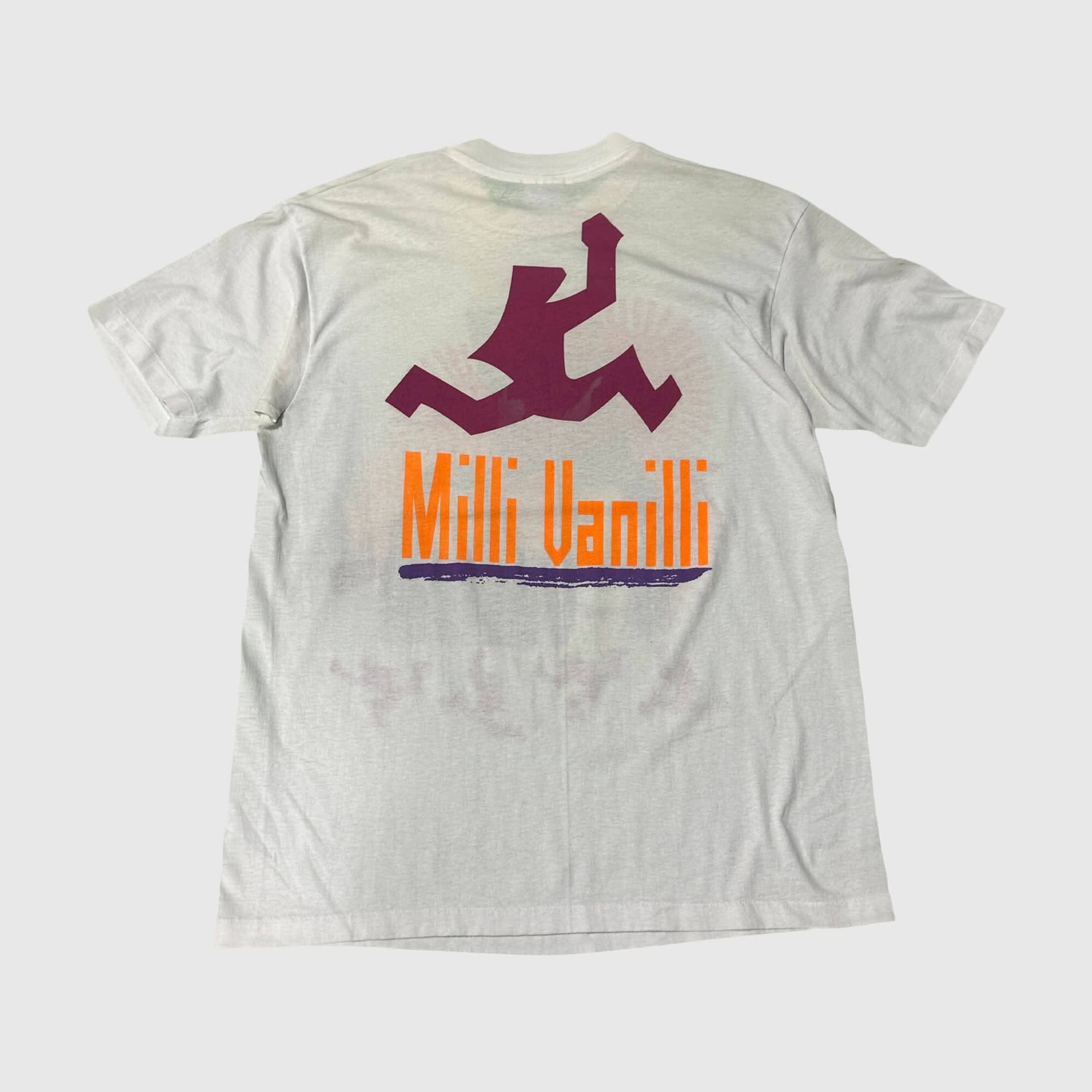 Vintage Milli Vanilli Graphic Concert T-Shirt Size XL FAIF.CA 