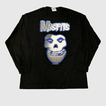 Vintage Misfits Skull Logo Long Sleeve Shirt Size L FAIF.CA 