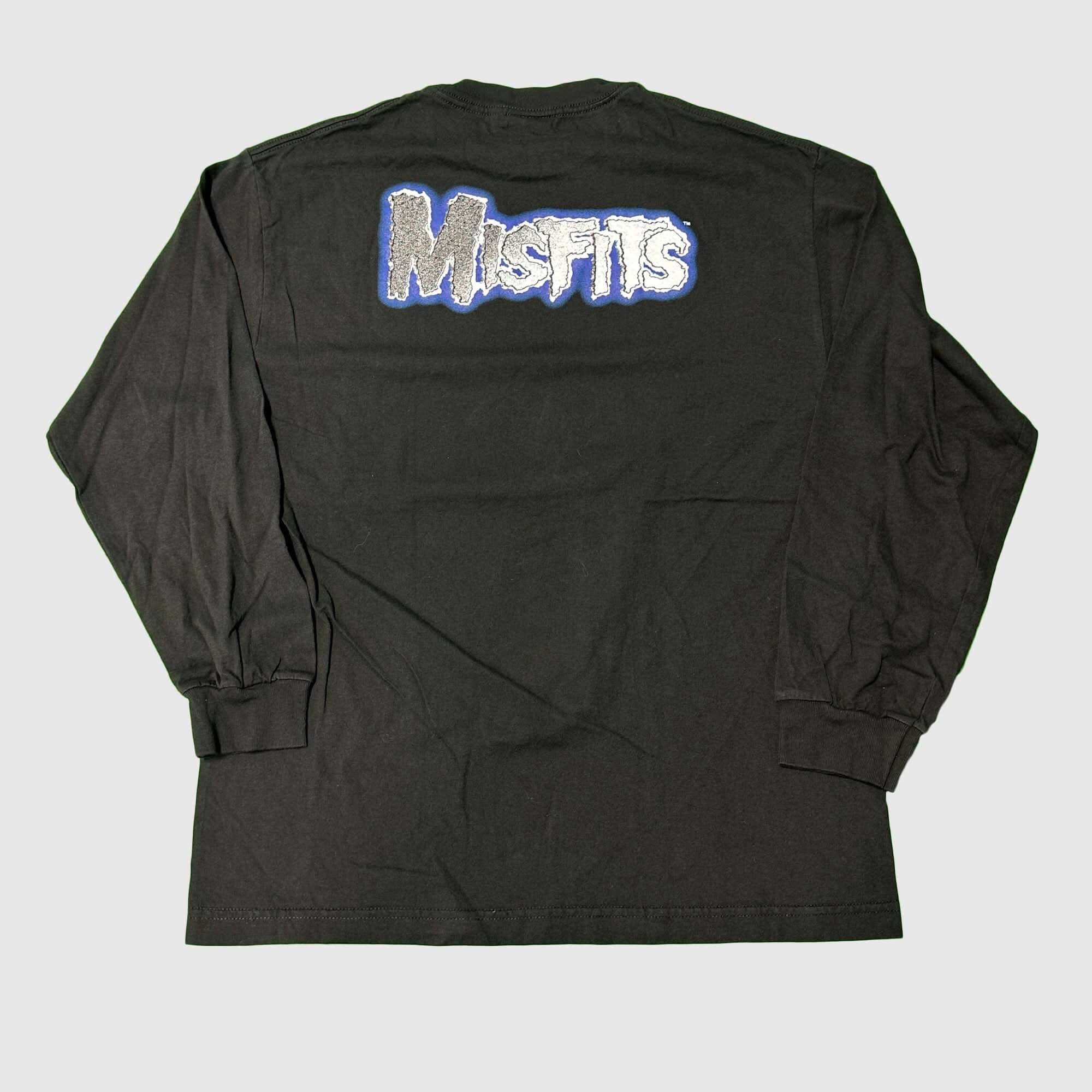 Vintage Misfits Skull Logo Long Sleeve Shirt Size L FAIF.CA 