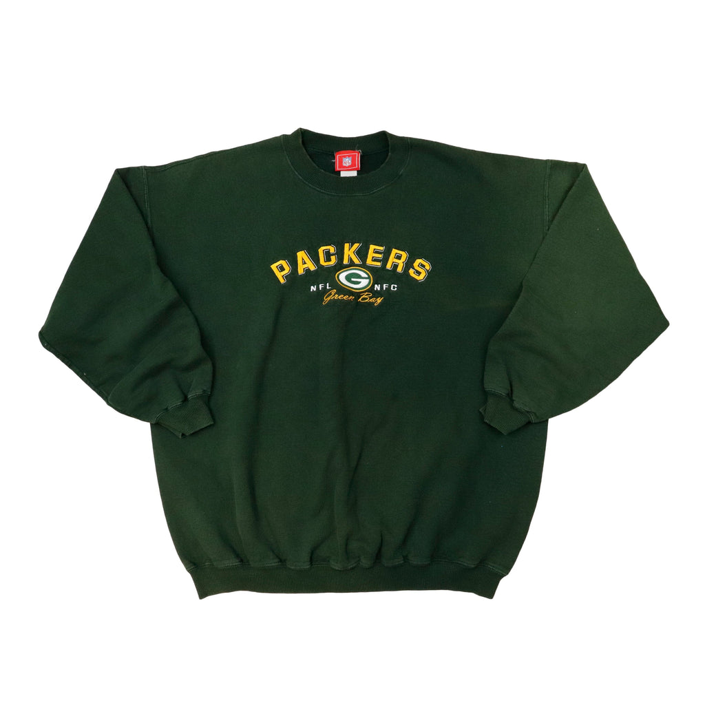 Vintage NFL Packers Green Crewneck Size XL NFL 