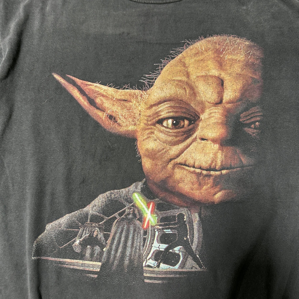 Vintage Novel Teez Yoda Graphic T-Shirt Size Large FAIF.CA 