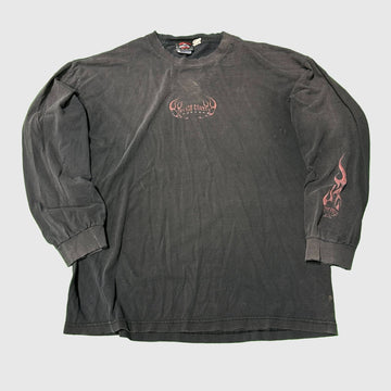 Vintage Orange County Choppers Flame Graphic Long Sleeve T-Shirt Size XL FAIF.CA 