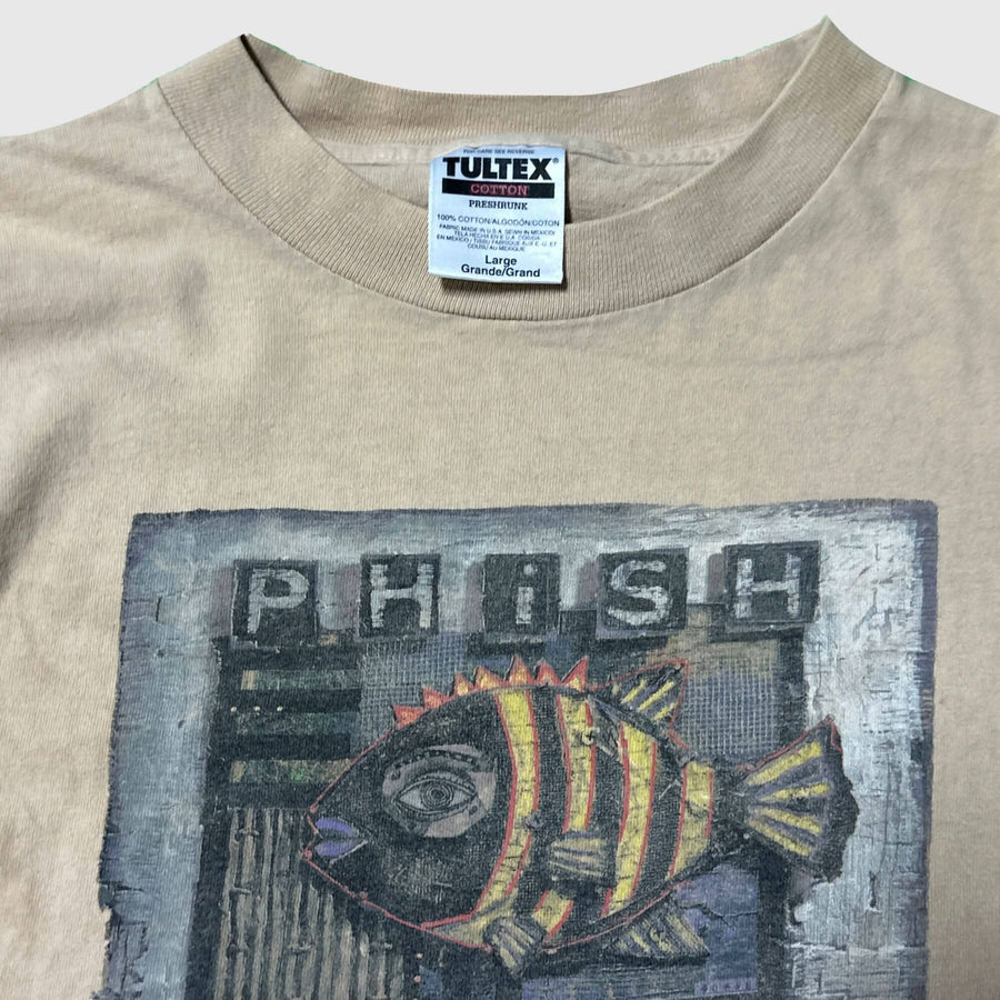 レア　Phish Fall tour Tシャツ　ヴィンテージ　フィッシュ　ツアー Vintage Phish Fall Tour 1999 Concert Band Rock Promo T-Shirt Made