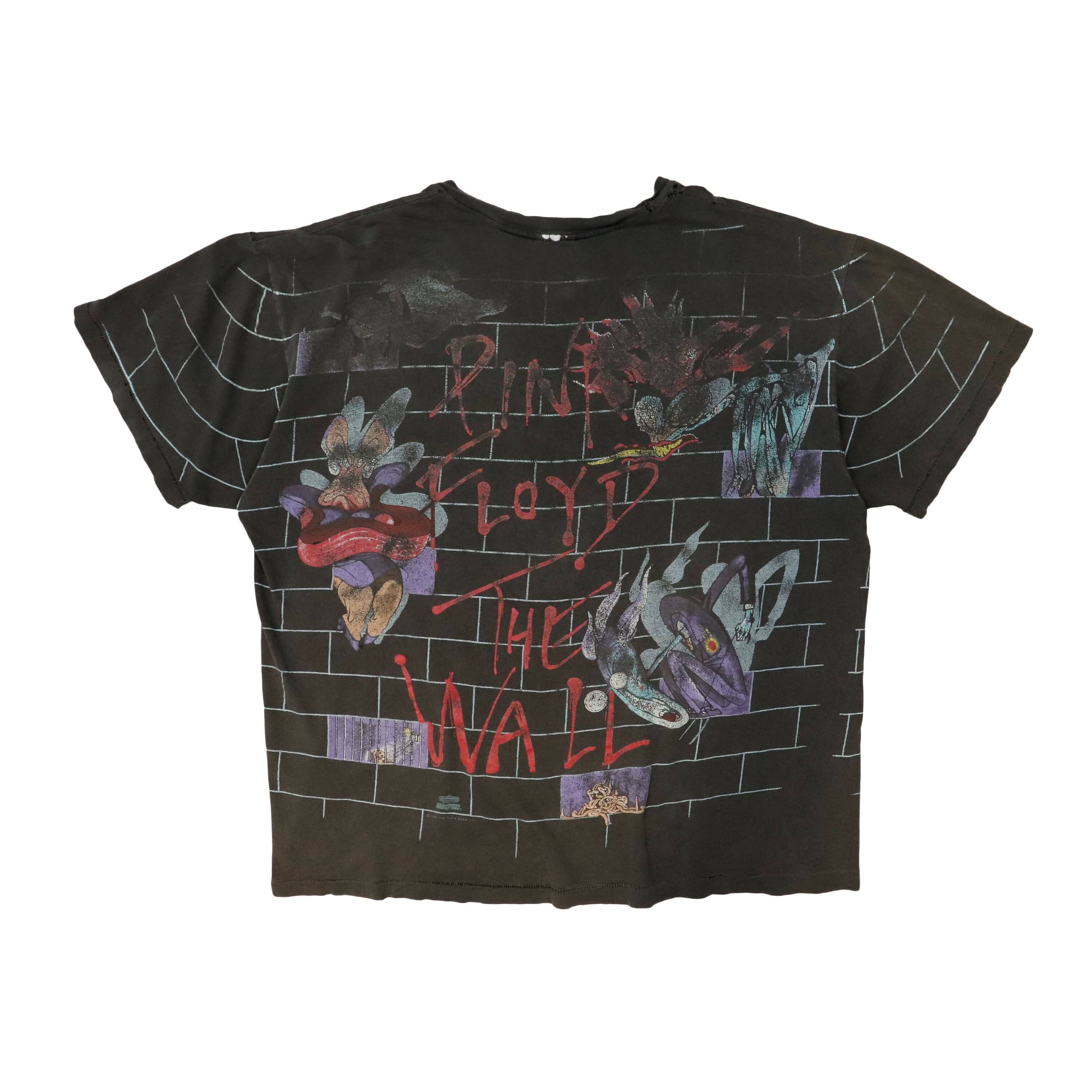 Vintage Pink Floyd The Wall Distressed Graphic T-Shirt Size N/A FAIF.CA 