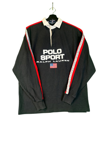 Vintage Polo Sport Rugby Shirt 3M Size- M Oversized SWEATER OTHER 