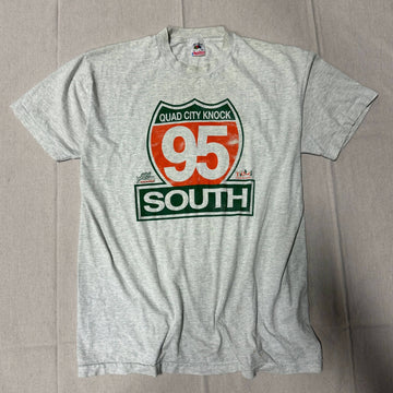 Vintage Quad City Knock 95 South Graphic T-Shirt Size XL FAIF.CA 
