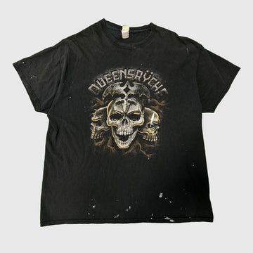 Vintage Queensrÿche Skull Graphic Band T-Shirt Size Large 90s FAIF.CA 