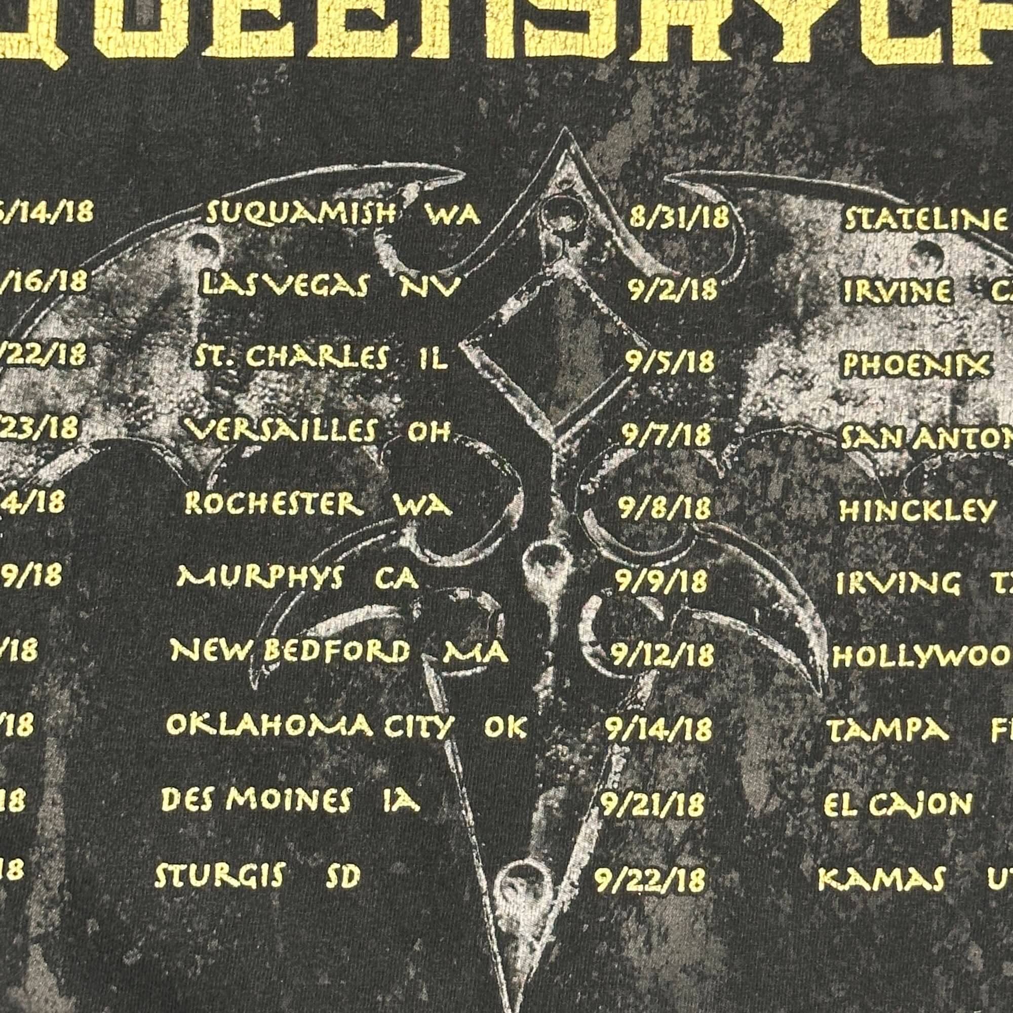 Vintage Queensrÿche Skull Graphic Band T-Shirt Size Large 90s FAIF.CA 