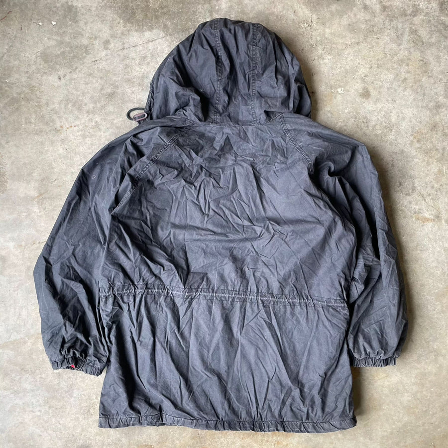 Vintage Ralph Lauren Polo 1989 Cookie Patch Black Parka Jacket Sz L jacket POLO RALPH LAUREN 