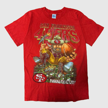 Vintage Salem San Francisco 49ers Graphic Football T-Shirt Size M FAIF.CA 