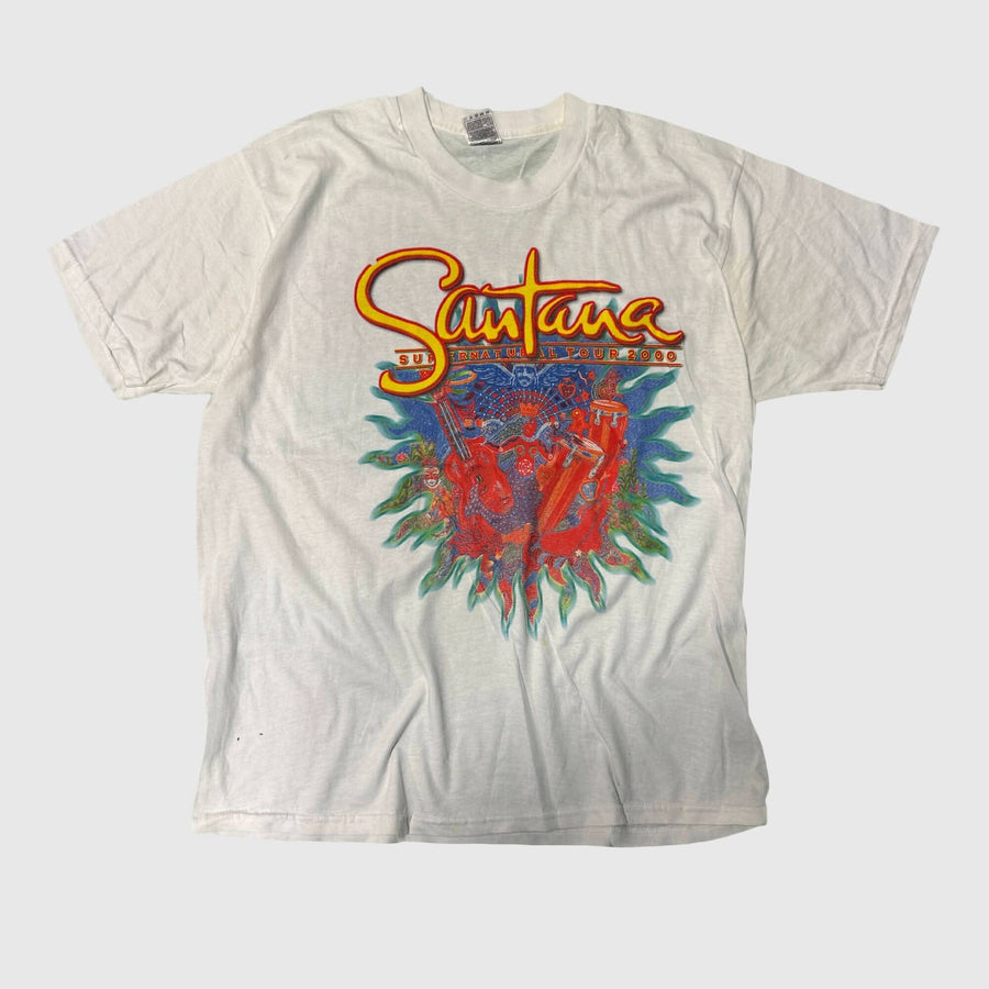 Vintage Santana Supernatural Tour 2000 Graphic T-Shirt Size XL