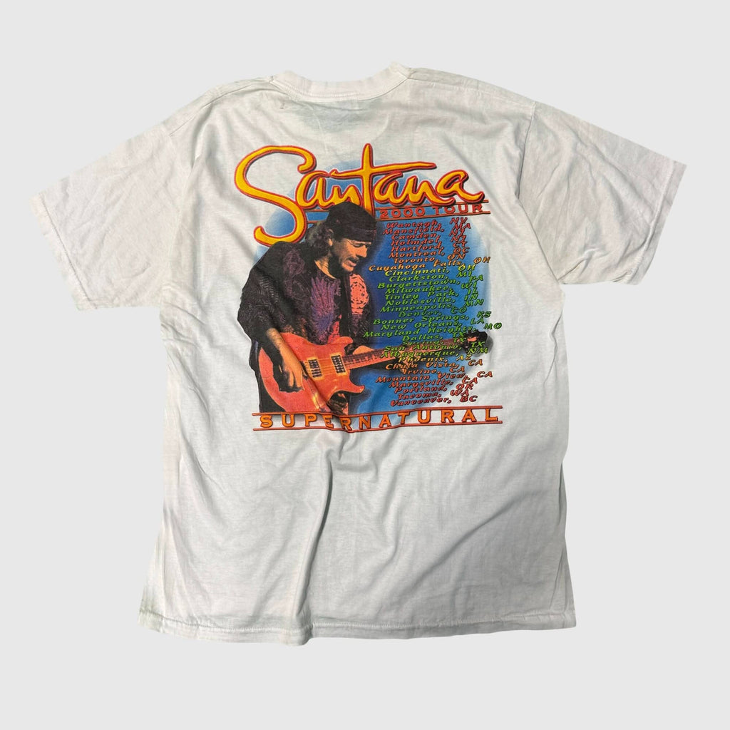 Vintage Santana Supernatural Tour 2000 Graphic T-Shirt Size XL FAIF.CA 