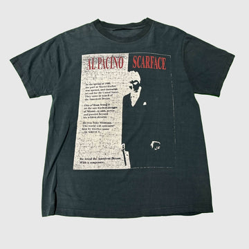 Vintage Scarface Al Pacino Graphic Movie T-Shirt Size Large FAIF.CA 