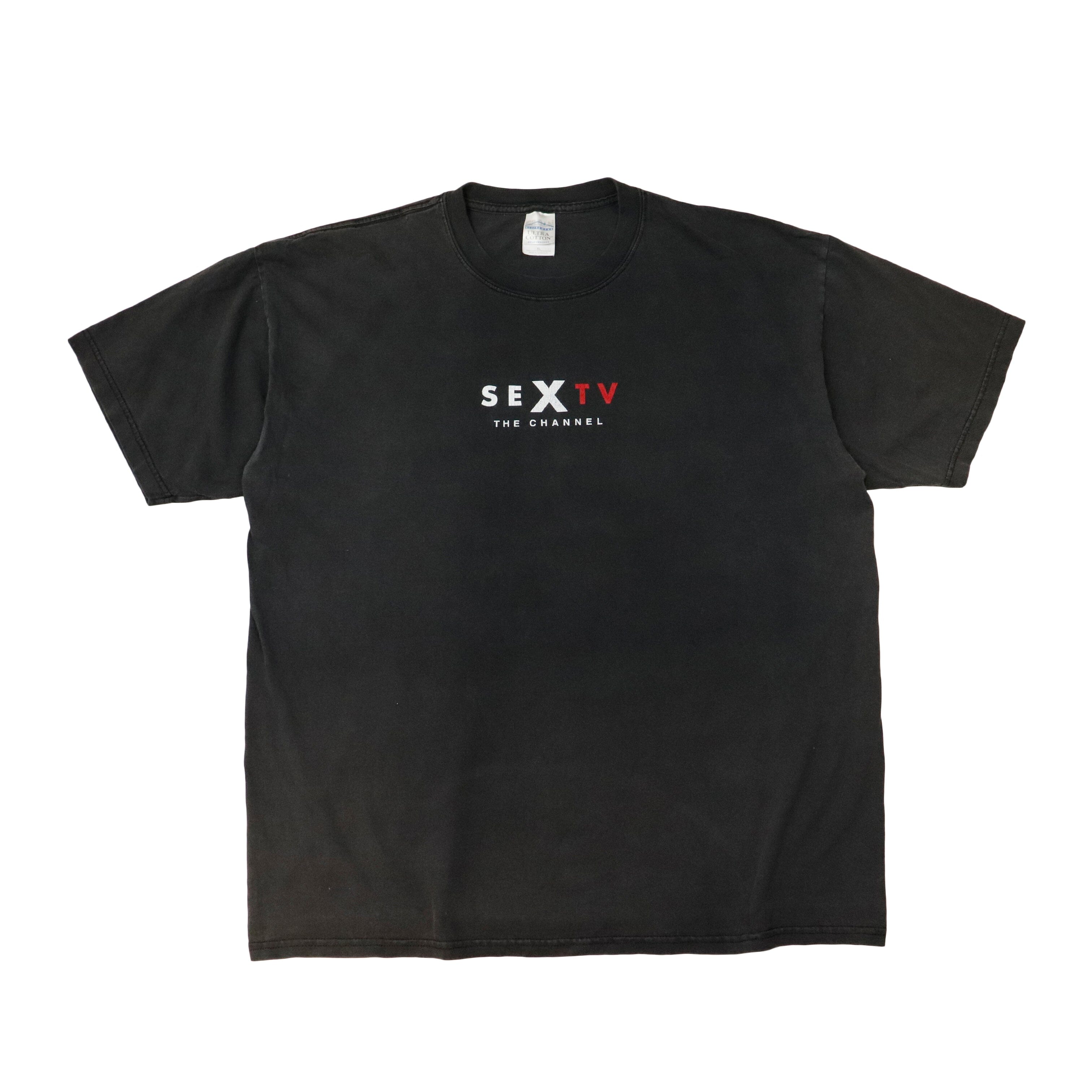 Vintage SexTV The Channel Logo Graphic T-Shirt Size XL Gildan 