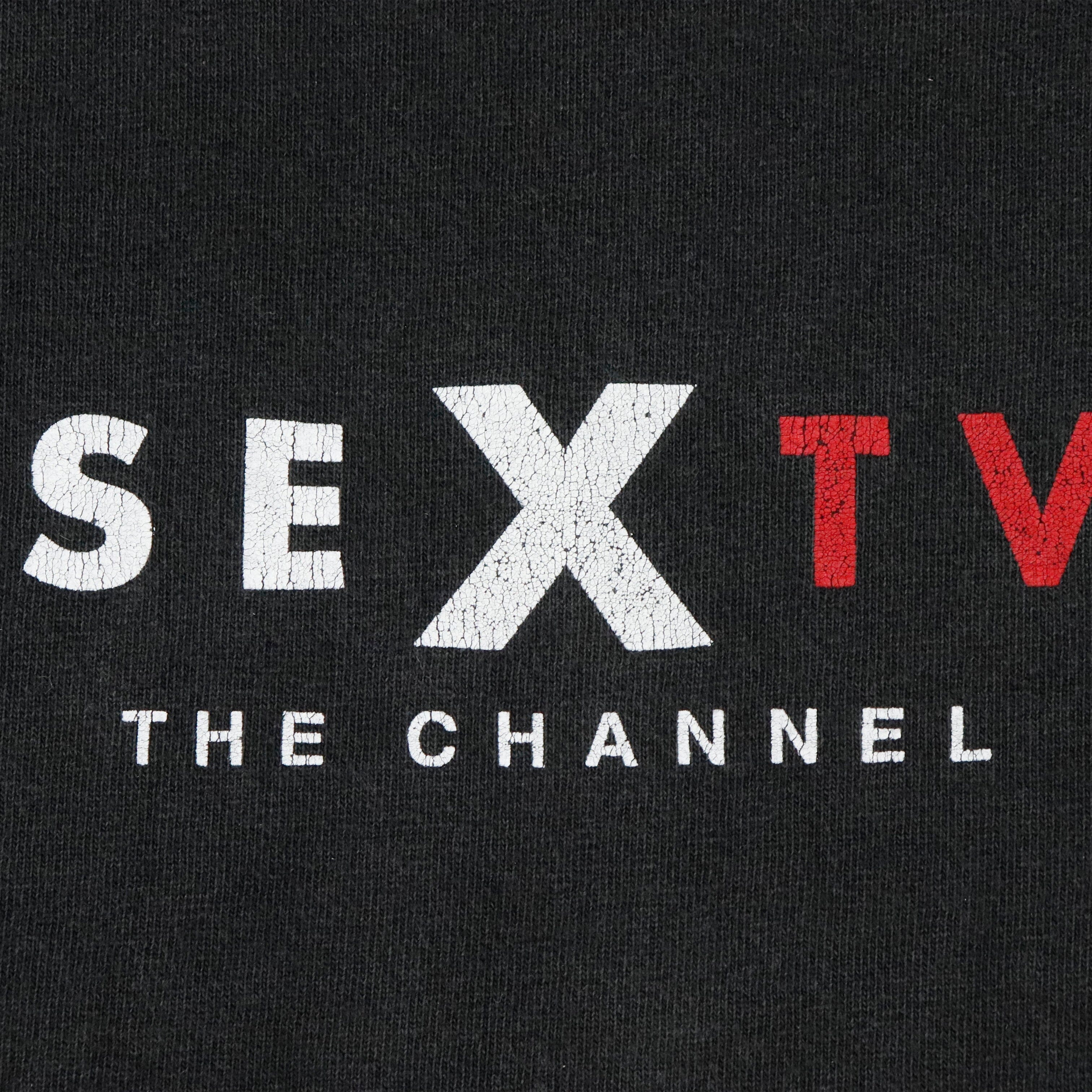 Vintage SexTV The Channel Logo Graphic T-Shirt Size XL Gildan 