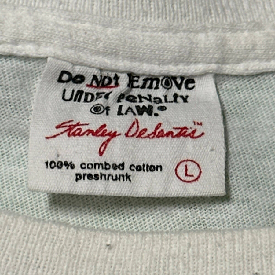 T-shirt Vintage Stanley Desantis - Cauchemar Avant Noël - Années 90 - All Over Print - Occasion
