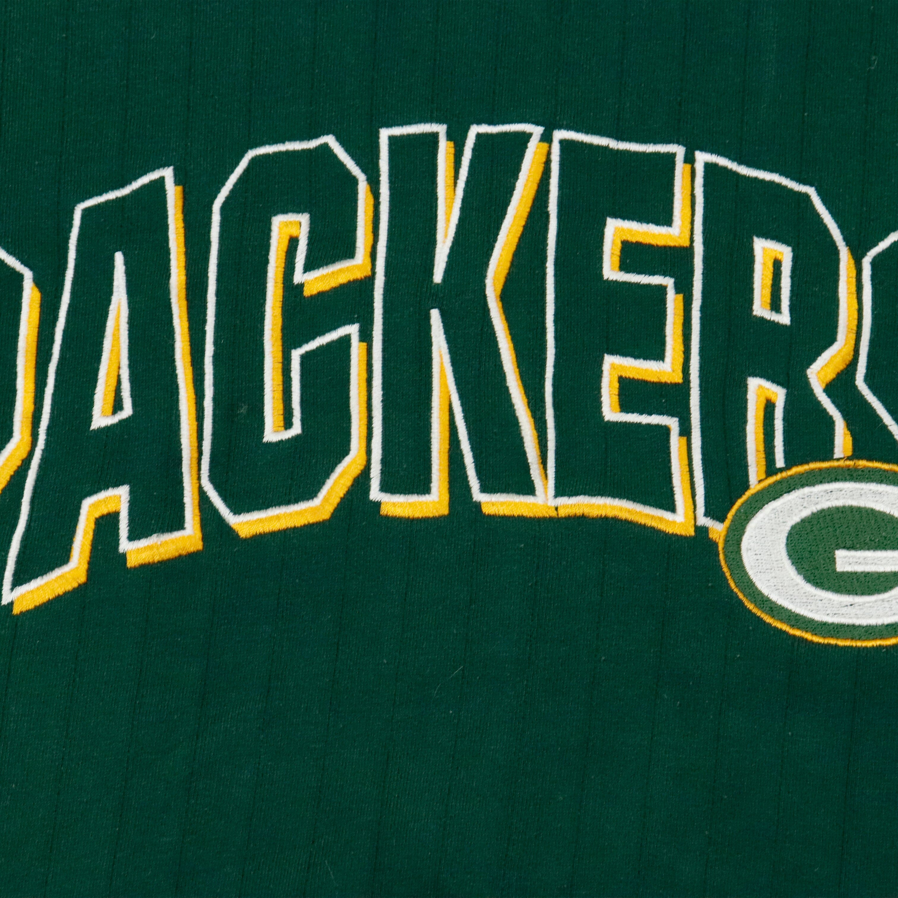 Vintage Starter Packers Green Stripped Crewneck Size L Starter 