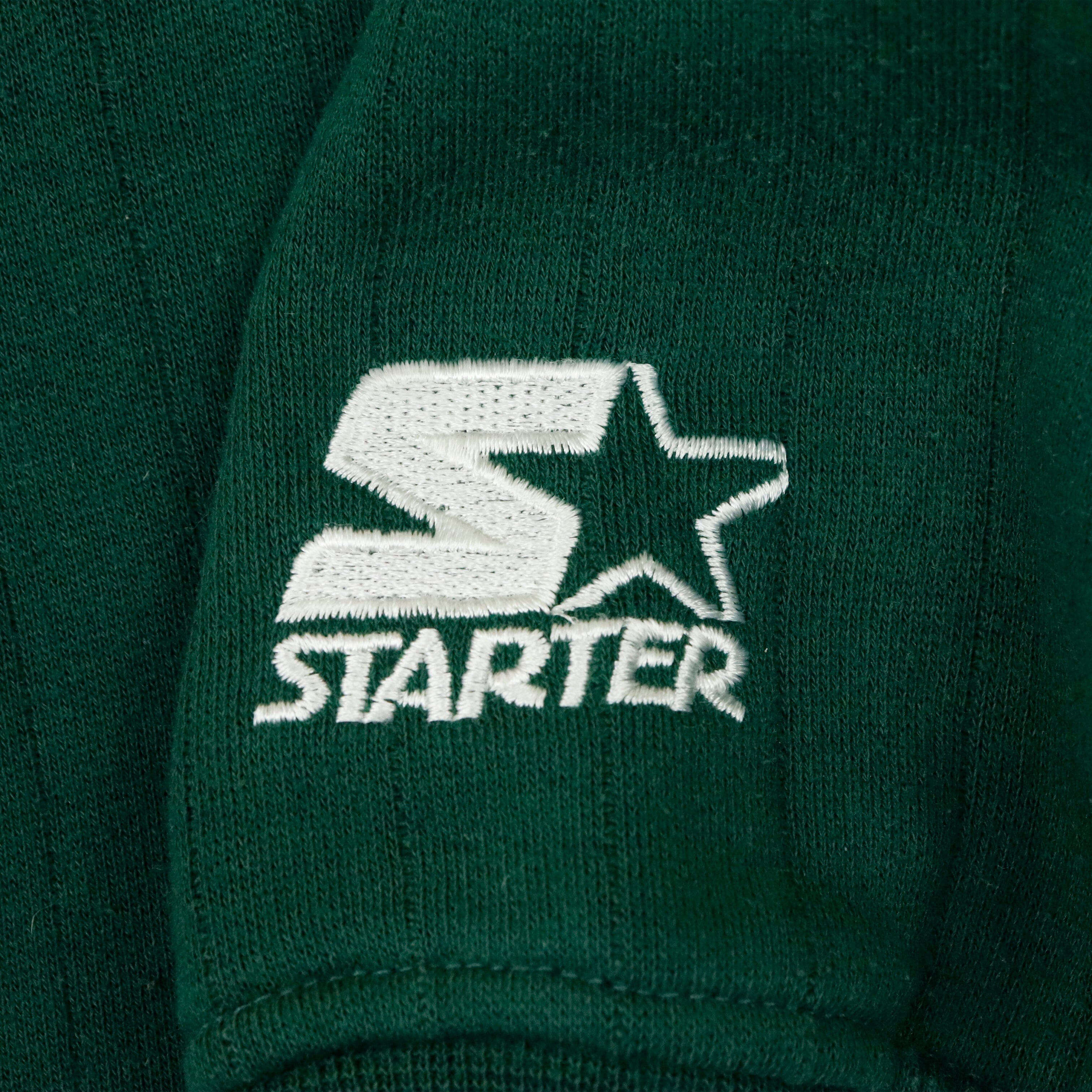 Vintage Starter Packers Green Stripped Crewneck Size L Starter 